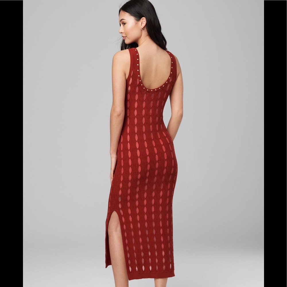 *Sold*Bebe Pointelle Tank Dress